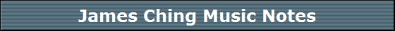 James Ching Music Notes